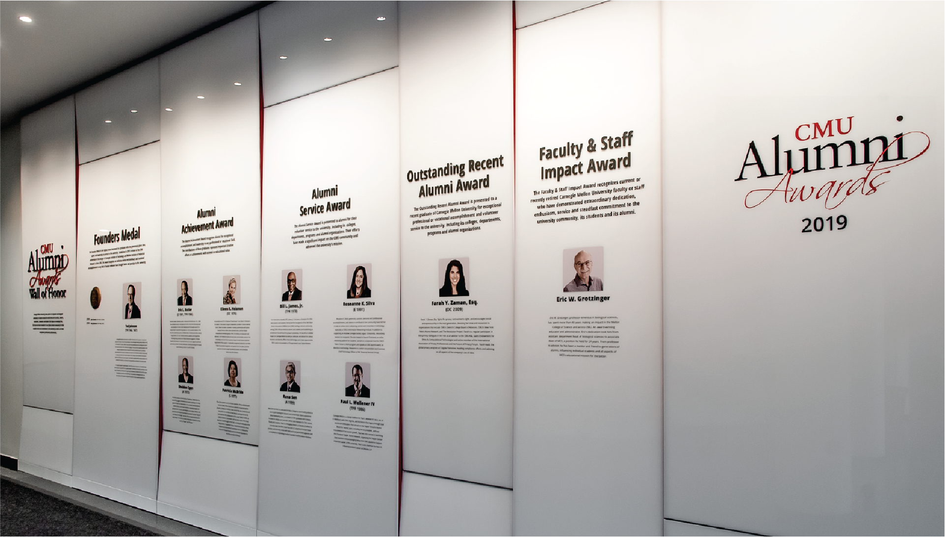 Carnegie Mellon – Wall of Distinction