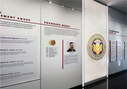 Carnegie Mellon – Wall of Distinction
